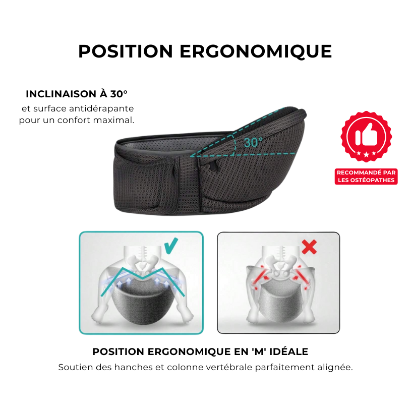 Calinababy™ - Siège de Hanche Premium 3D Mesh