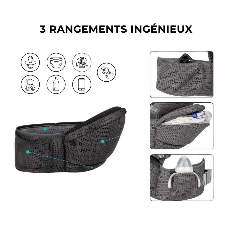 Calinababy™ - Siège de Hanche Premium 3D Mesh